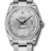 Đồng Hồ Rolex 116244 sdo - Datejust 36 Steel and White Gold - Diamond Bezel - Oyster 2 116244sdo 1