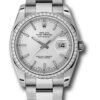 Đồng Hồ Rolex 116244 sio - Datejust 36 Steel and White Gold - Diamond Bezel - Oyster 1 116244sio 1