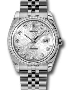 Đồng Hồ Rolex 116244 sjdj - Datejust 36 Steel and White Gold - Diamond Bezel - Jubilee116244sjdj-1