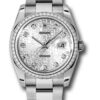 Đồng Hồ Rolex 116244 sjdo - Datejust 36 Steel and White Gold - Diamond Bezel - Oyster 1 116244sjdo 1
