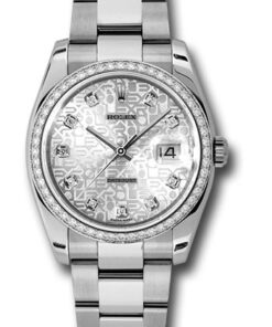 Đồng Hồ Rolex 116244 sjdo - Datejust 36 Steel and White Gold - Diamond Bezel - OysterĐồng Hồ Rolex 116244 sjdo - Datejust 36 Steel and White Gold - Diamond Bezel - Oyster