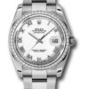 Đồng Hồ Rolex 116244 wro - Datejust 36 Steel and White Gold - Diamond Bezel - Oyster 1 116244 wro