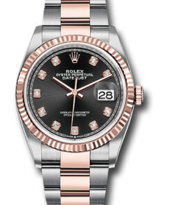Đồng Hồ Rolex 126231 bkdo - Datejust 36 Steel and Pink Gold - Fluted Bezel - Oyster126231bkdo-1