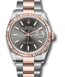 Đồng Hồ Rolex 126231 dkrio - Datejust 36 Steel and Pink Gold - Fluted Bezel - Oyster126231dkrio-1