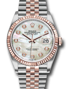 Đồng Hồ Rolex 126231 mdj - Datejust 36 Steel and Pink Gold - Fluted Bezel - Jubilee126231mdj-1
