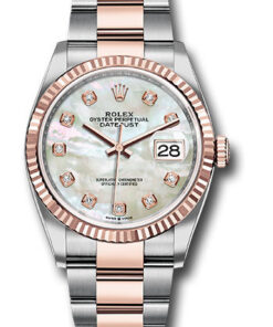 Đồng Hồ Rolex 126231 mdo - Datejust 36 Steel and Pink Gold - Fluted Bezel - Oyster126231mdo-1