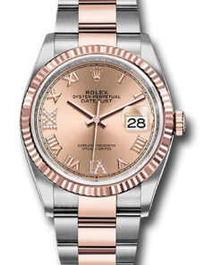 Đồng Hồ Rolex 126231 rdr69o - Datejust 36 Steel and Pink Gold - Fluted Bezel - Oyster126231rdr69o-1