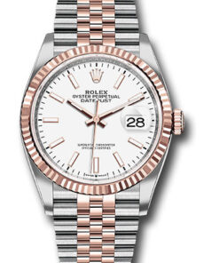 Đồng Hồ Rolex 126231 wij - Datejust 36 Steel and Pink Gold - Fluted Bezel - Jubilee126231wij-1