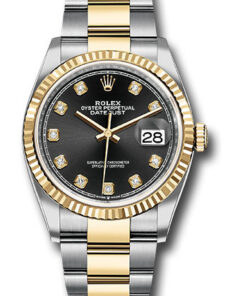 Đồng Hồ Rolex 126233 bkdo - Datejust 36 Steel and Yellow Gold - Fluted Bezel - OysterĐồng Hồ Rolex 126233 bkdo - Datejust 36 Steel and Yellow Gold - Fluted Bezel - Oyster