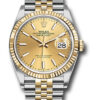 Đồng Hồ Rolex 126233 chij - Datejust 36 Steel and Yellow Gold - Fluted Bezel - Jubilee 2 126233chij 1