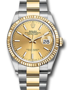 Đồng Hồ Rolex 126233 chio - Datejust 36 Steel and Yellow Gold - Fluted Bezel - OysterĐồng Hồ Rolex 126233 chio - Datejust 36 Steel and Yellow Gold - Fluted Bezel - Oyster