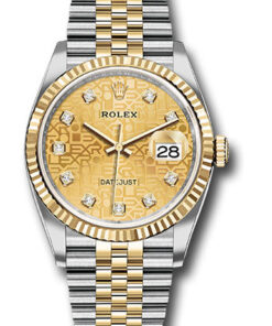Đồng Hồ Rolex 126233 chjdj - Datejust 36 Steel and Yellow Gold - Fluted Bezel - JubileeĐồng Hồ Rolex 126233 chjdj - Datejust 36 Steel and Yellow Gold - Fluted Bezel - Jubilee