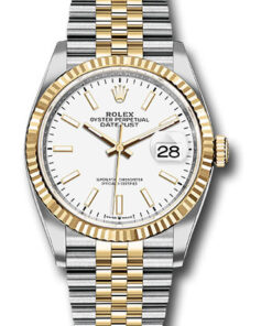Đồng Hồ Rolex 126233 wij - Datejust 36 Steel and Yellow Gold - Fluted Bezel - JubileeĐồng Hồ Rolex 126233 wij - Datejust 36 Steel and Yellow Gold - Fluted Bezel - Jubilee