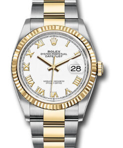 Đồng Hồ Rolex 126233 wro - Datejust 36 Steel and Yellow Gold - Fluted Bezel - OysterĐồng Hồ Rolex 126233 wro - Datejust 36 Steel and Yellow Gold - Fluted Bezel - Oyster