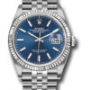 Đồng Hồ Rolex 126234 blij - Datejust 36 Steel and White Gold - Fluted Bezel - Jubilee 2 126234blij 1