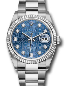 Đồng Hồ Rolex 126234 bljdo - Datejust 36 Steel and White Gold - Fluted Bezel - OysterĐồng Hồ Rolex 126234 bljdo - Datejust 36 Steel and White Gold - Fluted Bezel - Oyster