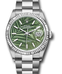 Đồng Hồ Rolex 126234 ogpmio - Datejust 36 Steel and White Gold - Fluted Bezel - OysterĐồng Hồ Rolex 126234 ogpmio - Datejust 36 Steel and White Gold - Fluted Bezel - Oyster