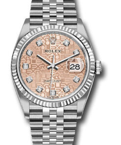 Đồng Hồ Rolex 126234 pjdj - Datejust 36 Steel and White Gold - Fluted Bezel - JubileeĐồng Hồ Rolex 126234 pjdj - Datejust 36 Steel and White Gold - Fluted Bezel - Jubilee