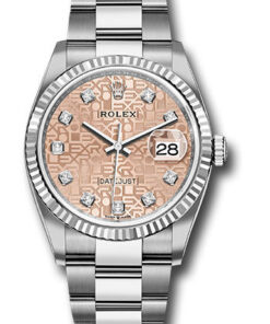 Đồng Hồ Rolex 126234 pjdo - Datejust 36 Steel and White Gold - Fluted Bezel - OysterĐồng Hồ Rolex 126234 pjdo - Datejust 36 Steel and White Gold - Fluted Bezel - Oyster