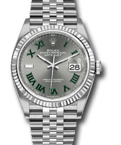 Đồng Hồ Rolex 126234 slgrj - Datejust 36 Steel and White Gold - Fluted Bezel - JubileeĐồng Hồ Rolex 126234 slgrj - Datejust 36 Steel and White Gold - Fluted Bezel - Jubilee