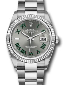 Đồng Hồ Rolex 126234 slgro - Datejust 36 Steel and White Gold - Fluted Bezel - OysterĐồng Hồ Rolex 126234 slgro - Datejust 36 Steel and White Gold - Fluted Bezel - Oyster