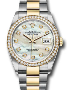 Đồng Hồ Rolex 126283RBR mdo - Datejust 36 Steel and Yellow Gold - Diamond Bezel - OysterĐồng Hồ Rolex 126283RBR mdo - Datejust 36 Steel and Yellow Gold - Diamond Bezel - Oyster