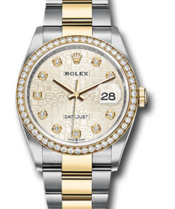 Đồng Hồ Rolex 126283RBR sjdo - Datejust 36 Steel and Yellow Gold - Diamond Bezel - OysterĐồng Hồ Rolex 126283RBR sjdo - Datejust 36 Steel and Yellow Gold - Diamond Bezel - Oyster