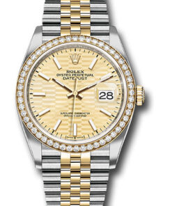 Đồng Hồ Rolex 126283rbr gflmij - Datejust 36 Steel and Yellow Gold - Diamond Bezel - JubileeĐồng Hồ Rolex 126283rbr gflmij - Datejust 36 Steel and Yellow Gold - Diamond Bezel - Jubilee