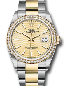 Đồng Hồ Rolex 126283rbr gflmio - Datejust 36 Steel and Yellow Gold - Diamond Bezel - OysterĐồng Hồ Rolex 126283rbr gflmio - Datejust 36 Steel and Yellow Gold - Diamond Bezel - Oyster