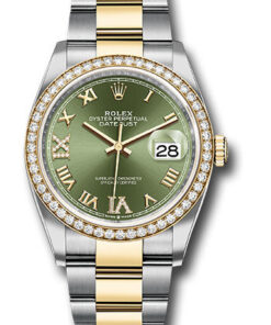 Đồng Hồ Rolex 126283RBR ogdr69o - Datejust 36 Steel and Yellow Gold - Diamond Bezel - Oyster126283RBR ogdr69o