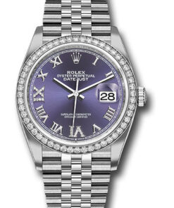 Đồng Hồ Rolex 126284RBR audr69j - Datejust 36 Steel and White Gold - Diamond Bezel - JubileeĐồng Hồ Rolex 126284RBR audr69j - Datejust 36 Steel and White Gold - Diamond Bezel - Jubilee