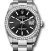 Đồng Hồ Rolex 126284RBR bkio - Datejust 36 Steel and White Gold - Diamond Bezel - Oyster 2 126284RBRbkio