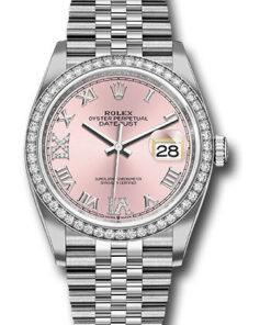 Đồng Hồ Rolex 126284RBR pdr69j - Datejust 36 Steel and White Gold - Diamond Bezel - JubileeĐồng Hồ Rolex 126284RBR pdr69j - Datejust 36 Steel and White Gold - Diamond Bezel - Jubilee
