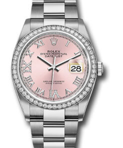 Đồng Hồ Rolex 126284RBR pdr69o - Datejust 36 Steel and White Gold - Diamond Bezel - OysterĐồng Hồ Rolex 126284RBR pdr69o - Datejust 36 Steel and White Gold - Diamond Bezel - Oyster