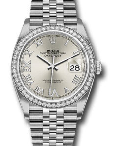 Đồng Hồ Rolex 126284RBR sdr69j - Datejust 36 Steel and White Gold - Diamond Bezel - JubileeĐồng Hồ Rolex 126284RBR sdr69j - Datejust 36 Steel and White Gold - Diamond Bezel - Jubilee