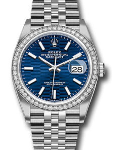 Đồng Hồ Rolex 126284rbr blflmij - Datejust 36 Steel and White Gold - Diamond Bezel - JubileeĐồng Hồ Rolex 126284rbr blflmij - Datejust 36 Steel and White Gold - Diamond Bezel - Jubilee