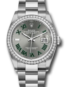 Đồng Hồ Rolex 126284rbr slgro - Datejust 36 Steel and White Gold - Diamond Bezel - OysterĐồng Hồ Rolex 126284rbr slgro - Datejust 36 Steel and White Gold - Diamond Bezel - Oyster