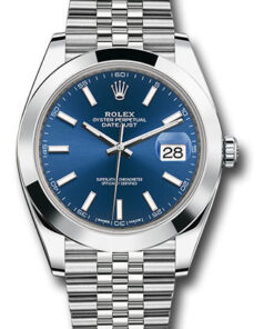Đồng Hồ Rolex 126300 blij - Datejust 41 Steel - Smooth Bezel - Jubilee126300blij-1