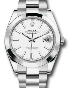 Đồng Hồ Rolex 126300 wio - Datejust 41 Steel - Smooth Bezel - Oyster126300wio-1