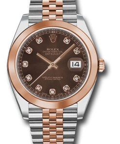 Đồng Hồ Rolex 126301 chodj - Datejust 41 Steel and Pink Gold - Smooth Bezel - Jubilee126301chodj-1