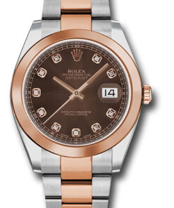 Đồng Hồ Rolex 126301 chodo - Datejust 41 Steel and Pink Gold - Smooth Bezel - Oyster126301chodo-1