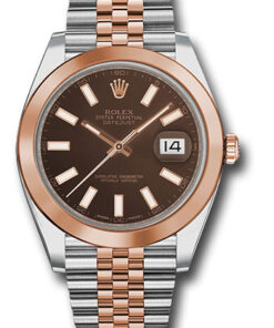 Đồng Hồ Rolex 126301 choij - Datejust 41 Steel and Pink Gold - Smooth Bezel - Jubilee126301choij-1