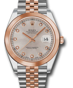 Đồng Hồ Rolex 126301 sudj - Datejust 41 Steel and Pink Gold - Smooth Bezel - Jubilee126301sudj-1
