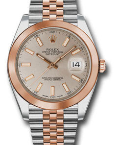 Đồng Hồ Rolex 126301 suij - Datejust 41 Steel and Pink Gold - Smooth Bezel - Jubilee126301suij-1