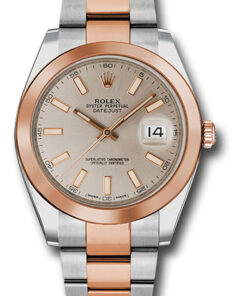 Đồng Hồ Rolex 126301 suio - Datejust 41 Steel and Pink Gold - Smooth Bezel - Oyster126301suio-1