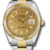 Đồng Hồ Rolex 126303 chio - Datejust 41 Steel and Yellow Gold - Smooth Bezel - Oyster126303chio-1