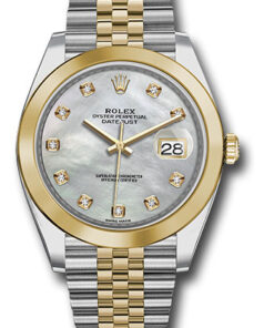 Đồng Hồ Rolex 126303 mdj - Datejust 41 Steel and Yellow Gold - Smooth Bezel - Jubilee126303mdj-1