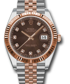 Đồng Hồ Rolex 126331 chodj - Datejust 41 Steel and Pink Gold - Fluted Bezel - Jubilee126331chodj-1