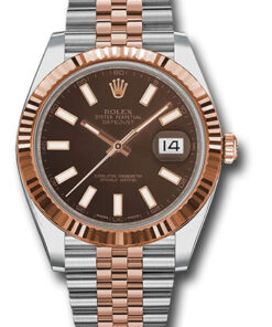 Đồng Hồ Rolex 126331 choij - Datejust 41 Steel and Pink Gold - Fluted Bezel - Jubilee126331choij-1