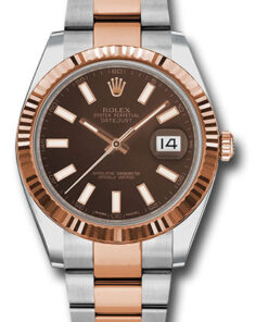 Đồng Hồ Rolex 126331 choio - Datejust 41 Steel and Pink Gold - Fluted Bezel - Oyster126331choio-1